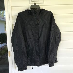 Black Columbia Windbreaker Jacket